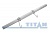 гриф гантельный titan ф25 мм, l-450 мм, з/п