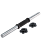 гриф гантельный bb-105, металлический, с пластиковыми замками, 45 см